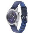 Fastrack Space Rover Quartz Analog Purple Dial Leather Strap Watch for Girls - image number 2