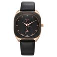 Vyb Muse By Fastrack Quartz Analog Black Dial Leather Strap Watch For Girls - image number 2