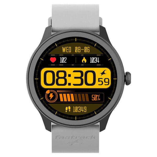 Fastrack Reflex Invoke Smartwatch Grey: BT Calling, Advanced Chipset, Breathing Rate, IP68 - image number 0