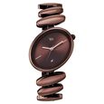 Vyb Successor By Fastrack Quartz Analog Brown Dial Brown Metal Strap Watch For Girls - image number 0
