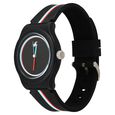 Fastrack Zine Quartz Analog Black Dial Black Silicone Strap Watch For Girls - image number 2