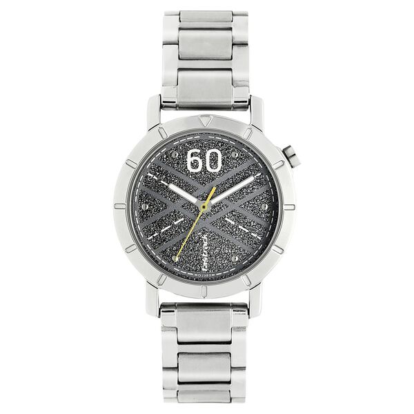 Fastrack Road Trip Quartz Analog Grey Dial Stainless Steel Strap Watch for Girls - image number 0
