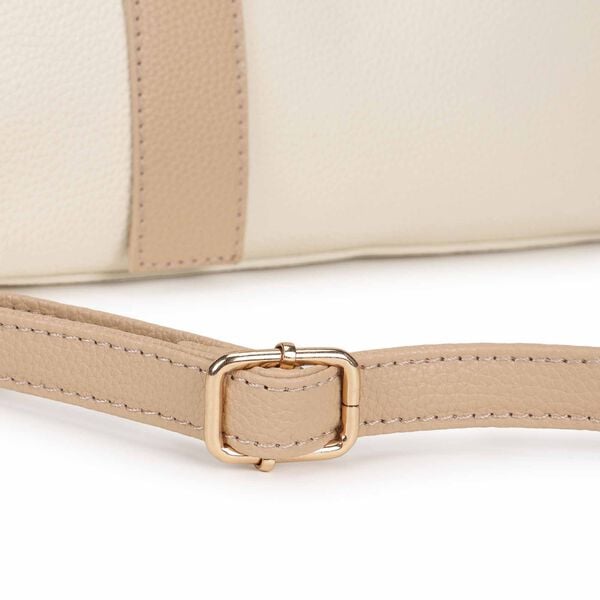 Chic beige satchel - image number 7