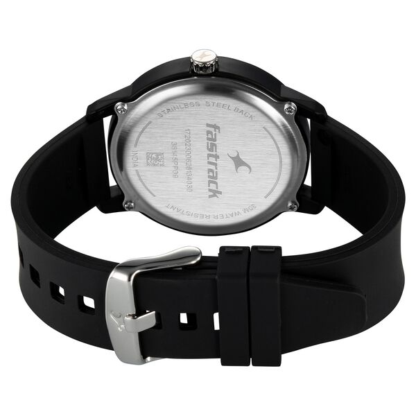Fastrack Y2K Analog with Deep Maroon Dial Silicon Strap Watch for Guys - image number 5