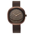 Fastrack Gelato brown multifunction metal strap watch with Chocolate dial for Girls - image number 0