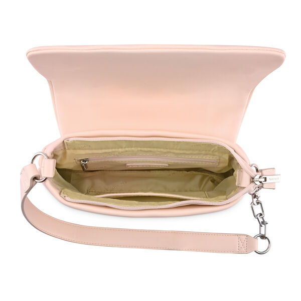 Fastrack Pleated Shoulder Bag with Chain Detailing Sling in Pink - image number 7