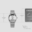 Vyb Runway By Fastrack Quartz Analog Silver Dial Silver Stainless Steel Strap Watch For Girls - image number 3