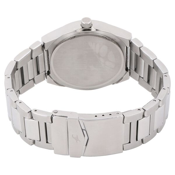 Fastrack Quartz Analog Black Dial Metal Strap Watch for Guys - image number 3