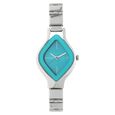 Fastrack Quartz Analog Black Dial Stainless Steel Strap Watch for Girls