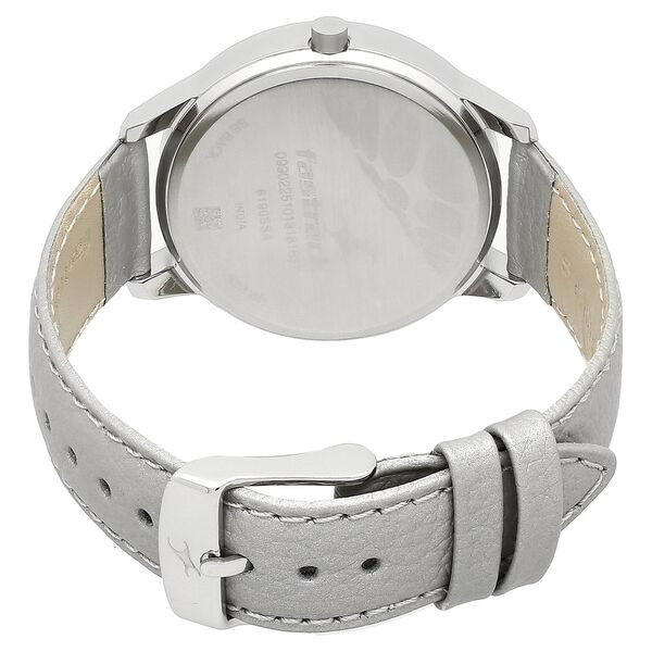Fastrack Road Trip Quartz Analog Blue Dial Leather Strap Watch for Girls - image number 4
