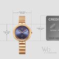 Fastrack Vyb Diva Quartz Analog Purple Dial Metal Strap Watch For Girls - image number 3