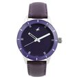 Fastrack Quartz Analog Purple Dial Leather Strap Watch for Girls - image number 0