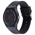 Fastrack Space Rover Quartz Analog Black Dial Silicone Strap Unisex Watch - image number 2