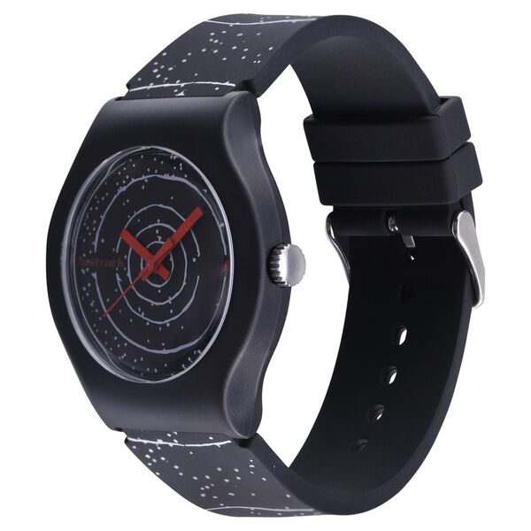 Fastrack Space Rover Quartz Analog Black Dial Silicone Strap Unisex Watch - image number 2
