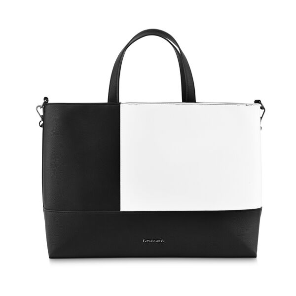 Fastrack ColourPop Laptop Tote in White and  black - image number 4