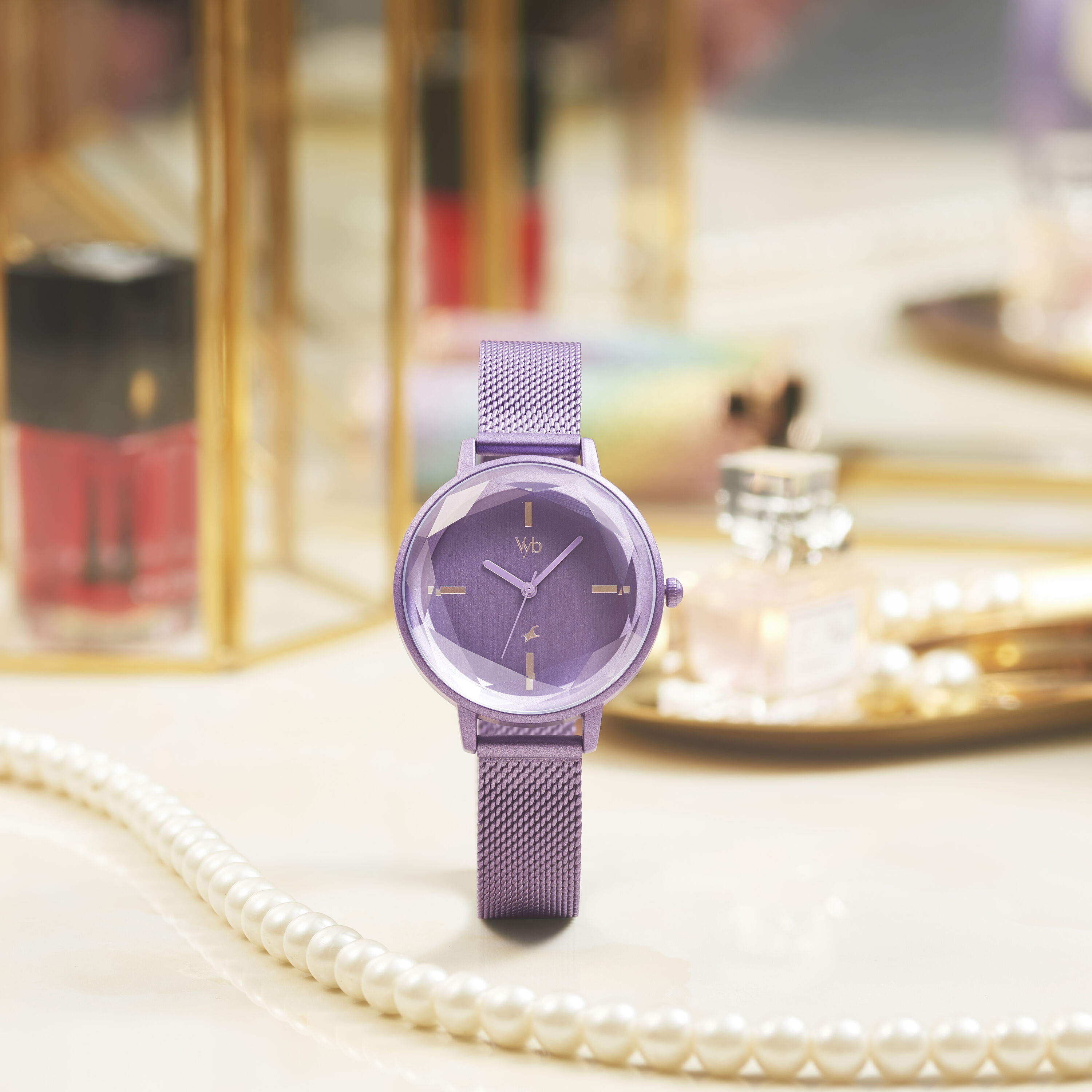 Fastrack purple dial new arrivals watch