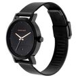 Fastrack Animal Print Quartz Analog with Date Black Dial Stainless Steel Strap Watch for Girls - image number 3