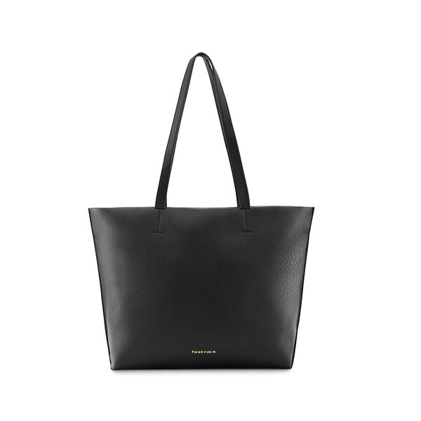 Fastrack Casual Tote in Black with Zip Closure - image number 1