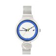 Fastrack Denim Quartz Analog White Dial Stainless Steel Strap Watch for Girls - image number 0