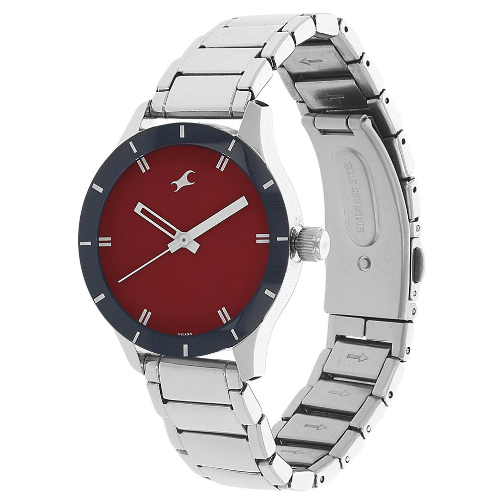 Fastrack red hotsell strap watch