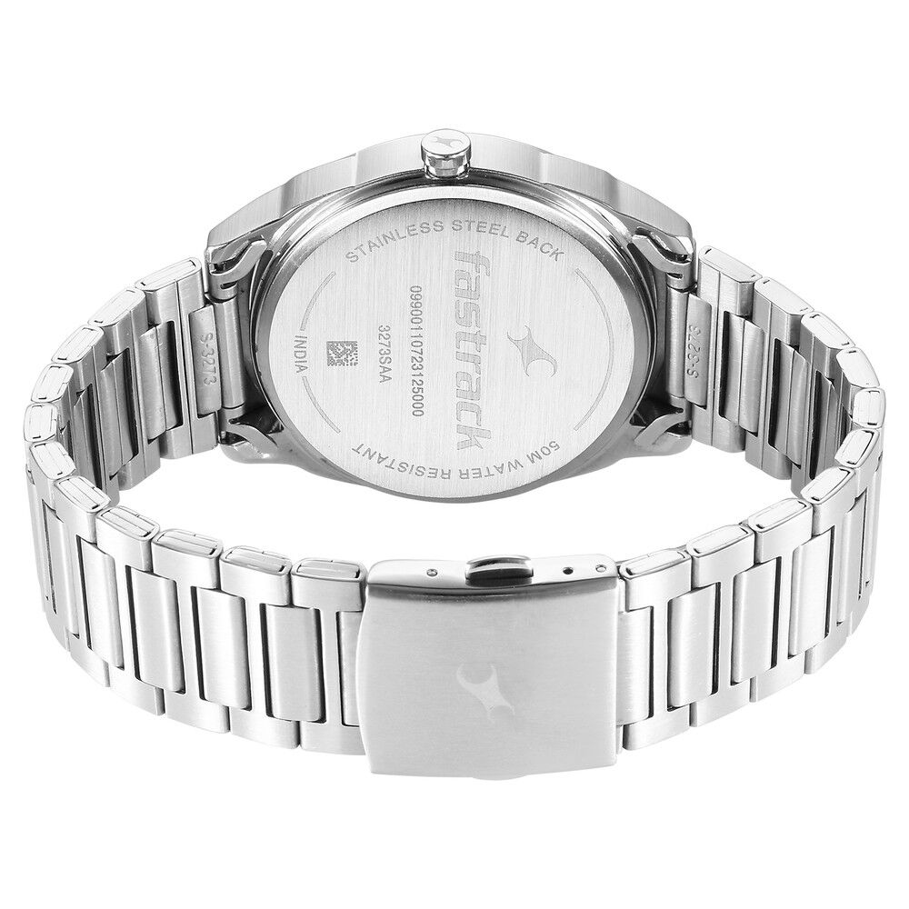 Fastrack watch ss shop back 50m wr price