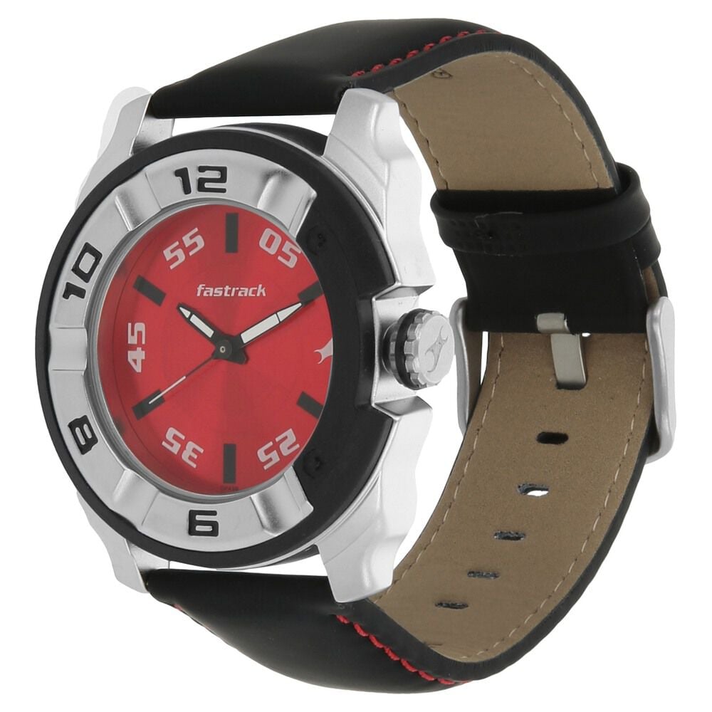 Fastrack red hotsell strap watch