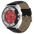 Fastrack Motorheads Quartz Analog Red Dial Leather Strap Watch for Guys - image number 1