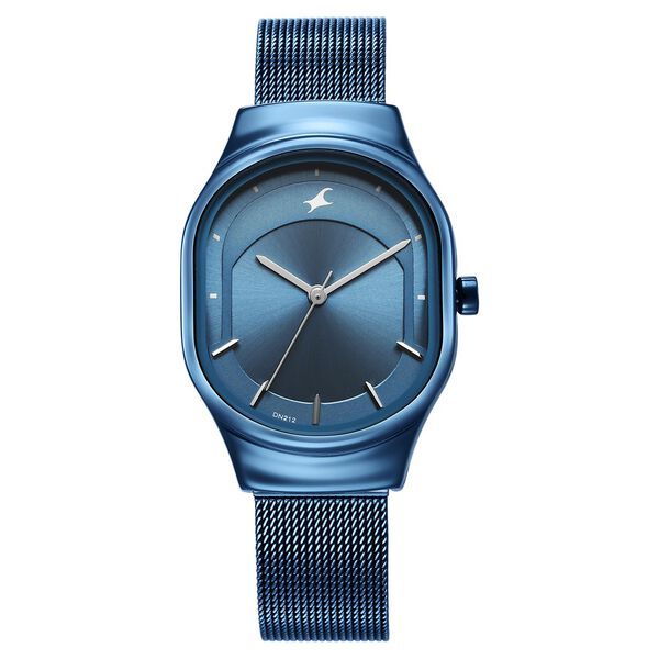 Fastrack Snob X Blue Dial Stainless Steel Strap Watch for Girls - image number 0
