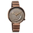 Fastrack Groove Quartz Analog with Date Beige Dial Girls Stainless Steel Watch - image number 1