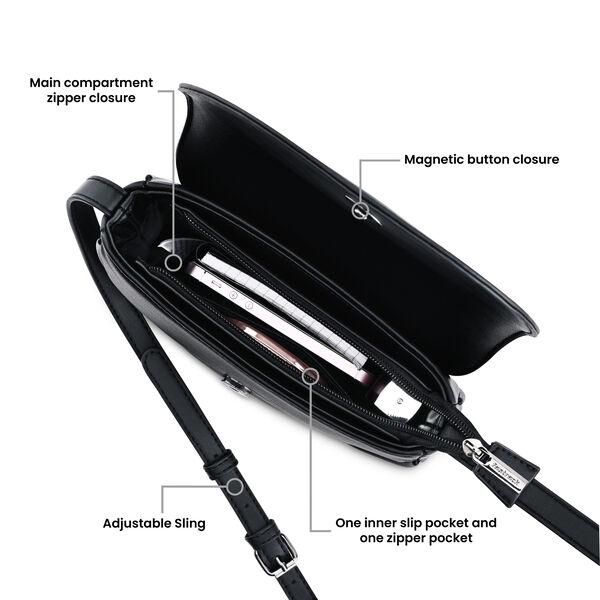 Half-Moon Chic Sling Bag - image number 8