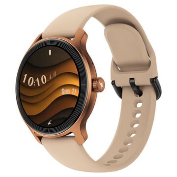 Fastrack Sleek Smartwatch 1.32" inch AMOLED Display, Sleek Design, Functional Crown, QR Hub, SpO2, H