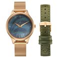 Fastrack 2X Edit Analog with Silver MOP Dial Interchangeable Strap Watch for Girls