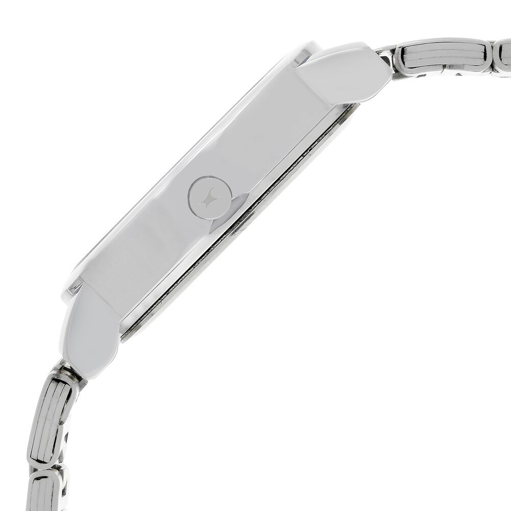 Fastrack Fundamentals Quartz Analog Blue Dial Stainless Steel