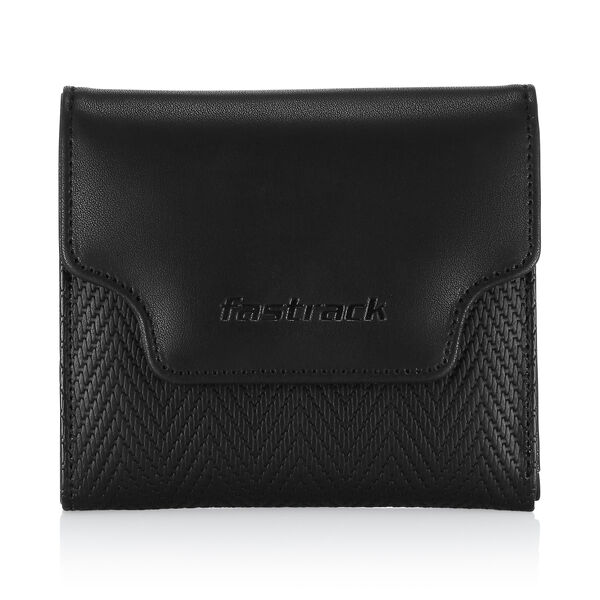 Fastrack Black Textured  Wallet - image number 0