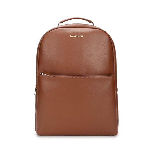 Fastrack Tan textured backpack - image number 3