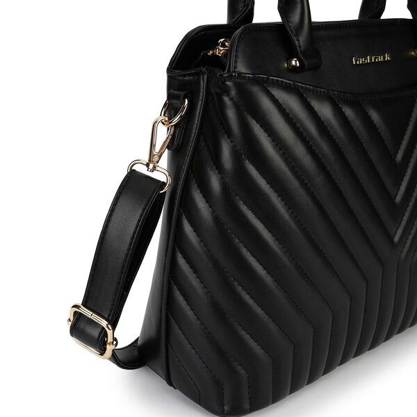 Power Lines Quilted Satchel - image number 6