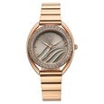 Vyb Eclipse By Fastrack Quartz Analog Grey Dial Rose Gold Stainless Steel Strap Watch For Girls - image number 0