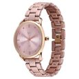 Vyb Charmer By Fastrack Quartz Analog Pink Dial Metal Strap Watch For Girls - image number 3