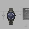 Vyb Nimbus By Fastrack Quartz Analog Purple Dial Black Metal Strap Watch For Guys - image number 3
