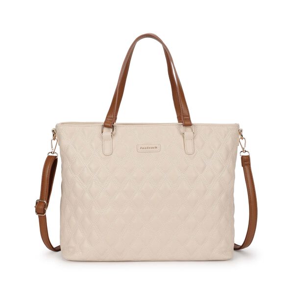 Quilted crush laptop tote - image number 1