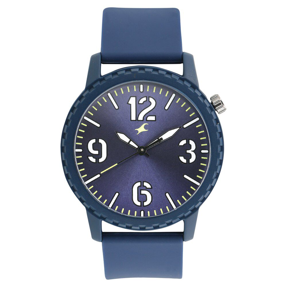 Fastrack blue belt watches sales