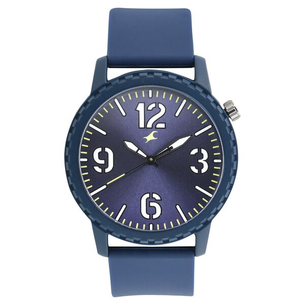 Fastrack Quartz Analog Blue Dial Strap Watch for Unisex - image number 0