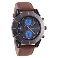 Fastrack Quartz Analog Anthracite Dial Leather Strap Watch for Guys - image number 0
