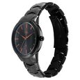 Fastrack Vyb Atlas Quartz Analog Black Dial Black Metal Strap Watch For Guys - image number 3