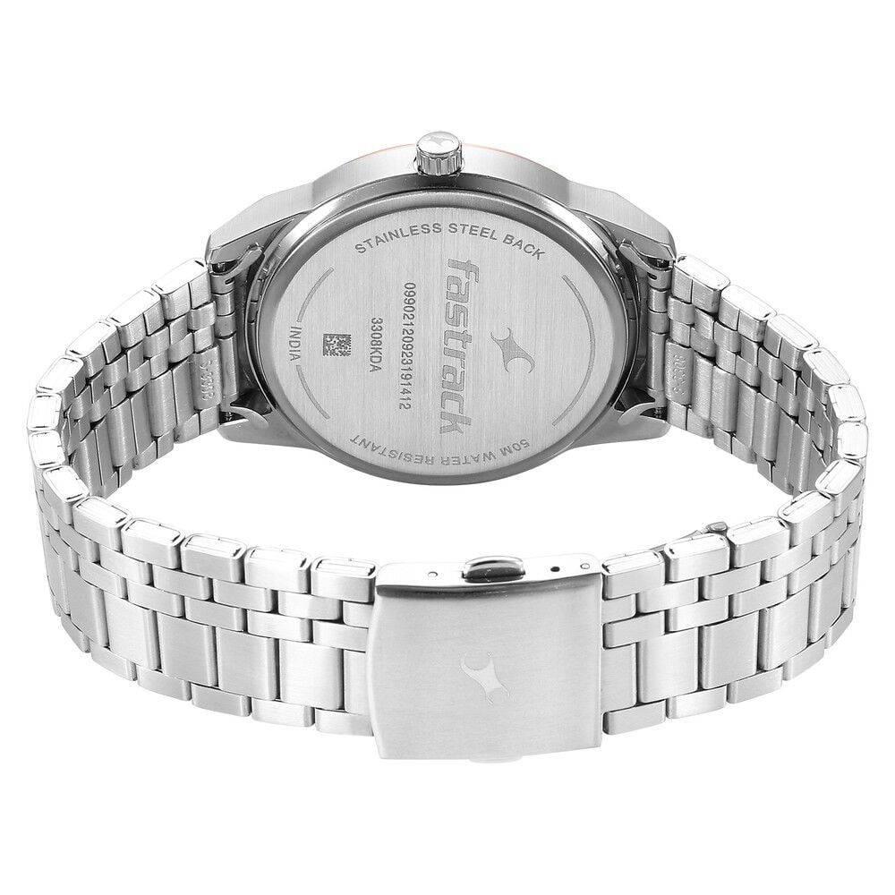 Fastrack watch stainless steel back outlet