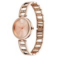 Vyb Seeker By Fastrack Quartz Analog Rose Gold Dial Rose Gold Metal Strap Watch For Girls - image number 2