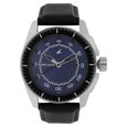 Fastrack Quartz Analog Black Dial Stainless Steel Strap Watch for Guys