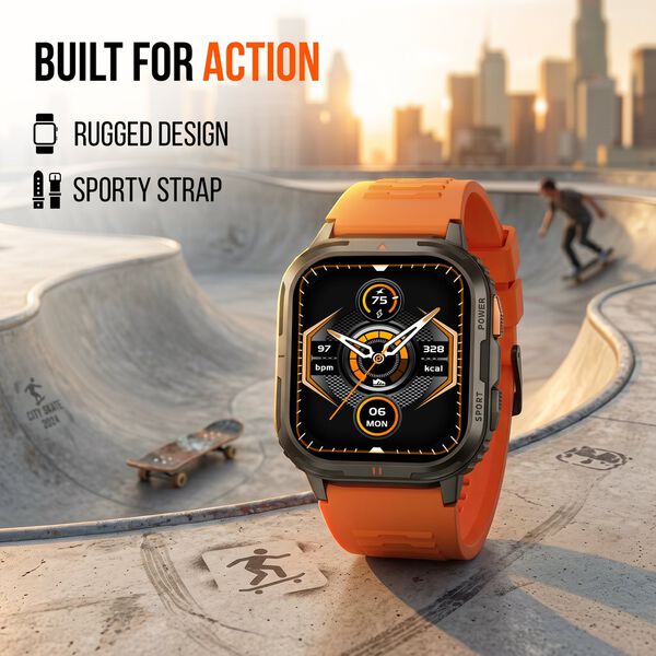 Fastrack Smart Xtreme S Smartwatch with 4.9 cm AMOLED Display BT Calling & Health Monitoring - image number 2