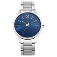 Fastrack Bare Basics Quartz Analog Blue Dial Stainless Steel Strap Watch for Guys - image number 2