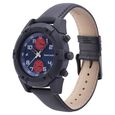 Fastrack Modular Quartz Analog Blue Dial Leather Strap Watch for Guys - image number 2